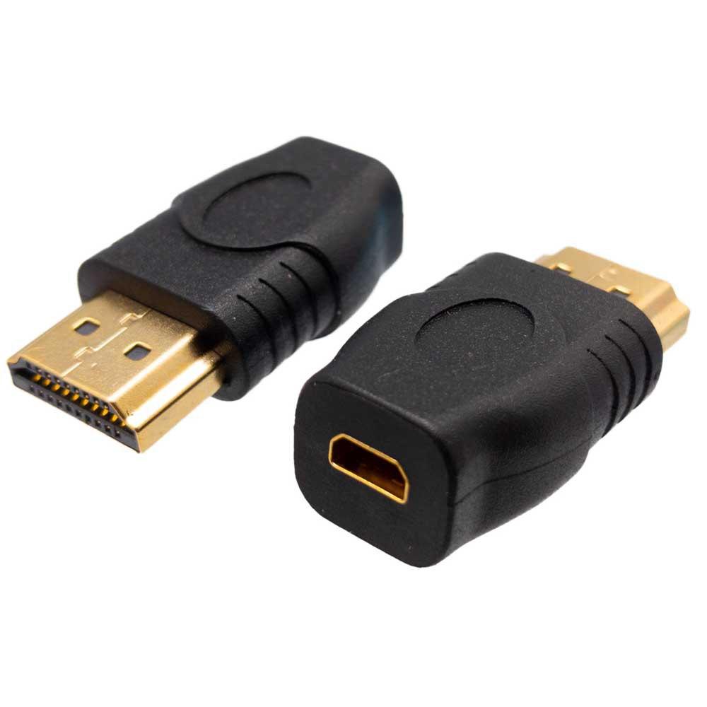 Adaptors | 0821 M/M HDMI To Micro HDMI Adapter Black Adaptors Adaptors