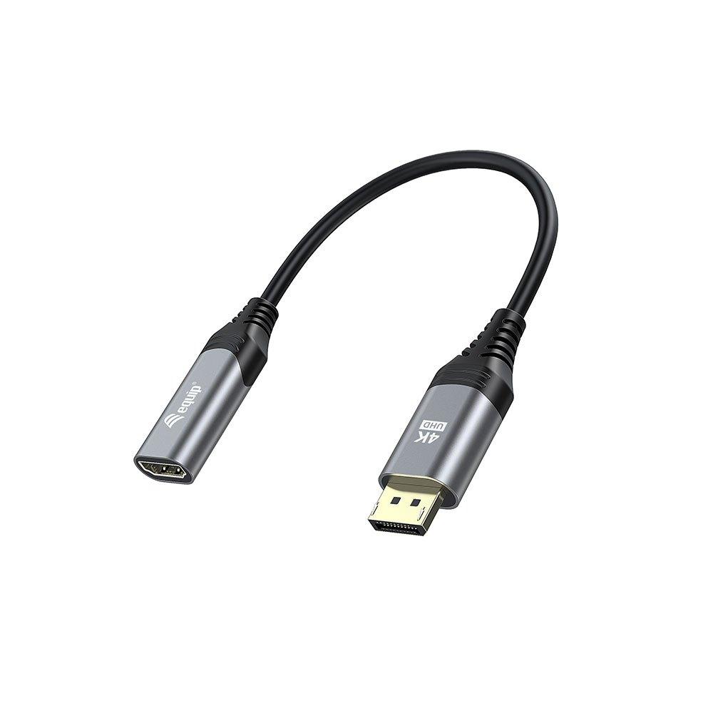 Adaptors | 1.2 4K DisplayPort To HDMI Adapter Black Adaptors Adaptors