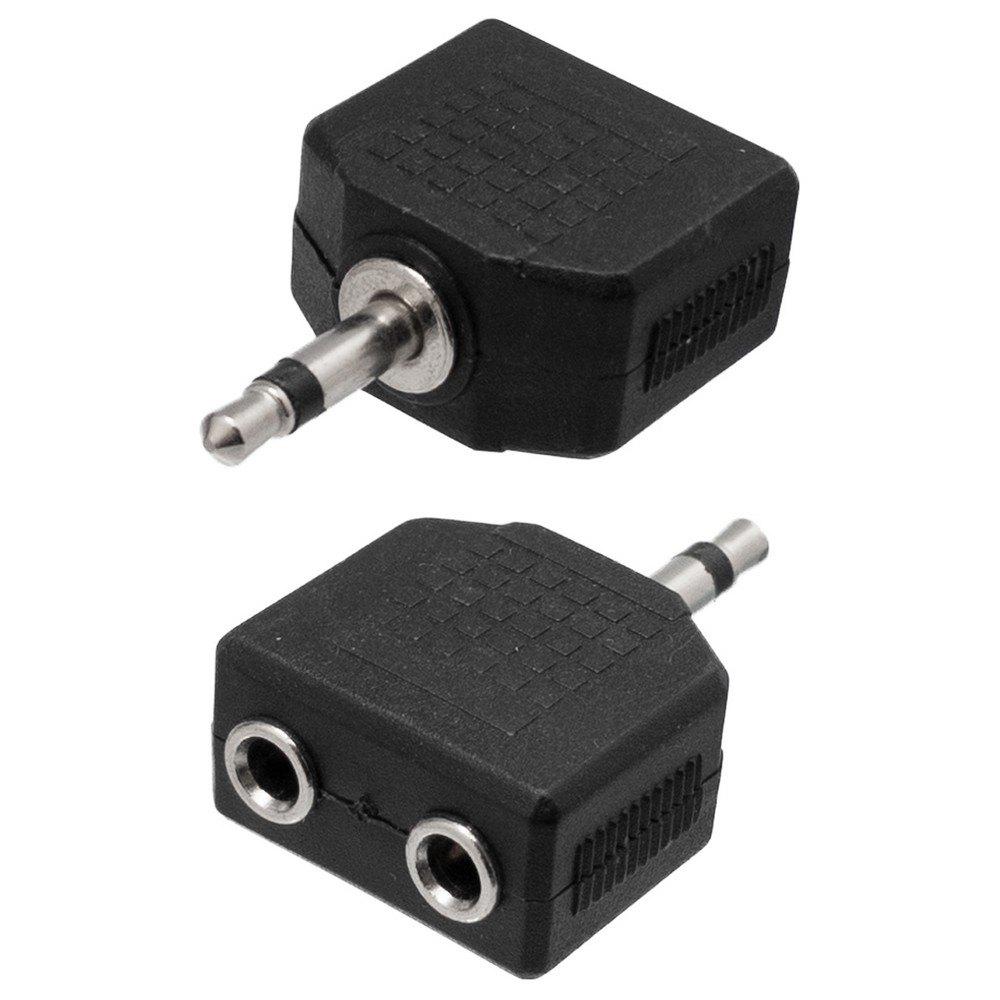 Adaptors | 2134 Mono M/F 3.5 mm Jack Splitter Silver Adaptors Adaptors