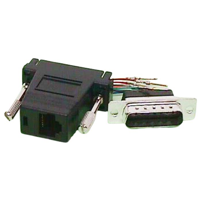 Adaptors | 2398 DB15 To RJ12 Adapter Black Adaptors Adaptors