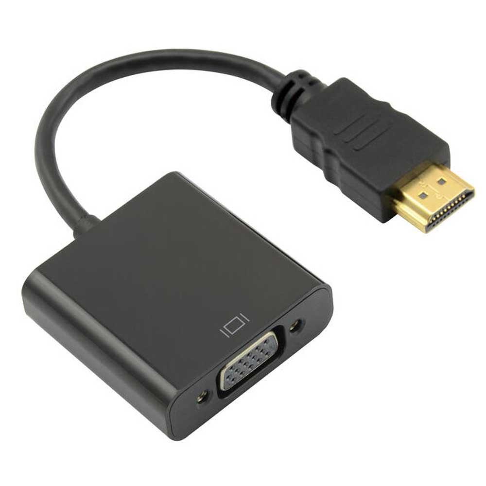 Adaptors | 288404 HDMI To VGA Adapter Grey / Black Audio & Video Adaptors