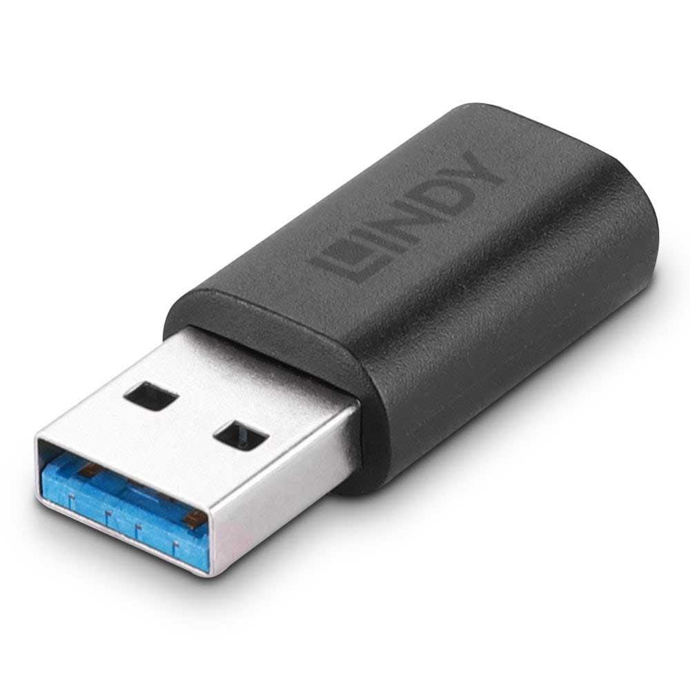 Adaptors | 3.2 USB-C To USB-A Adapter Black Adaptors Adaptors