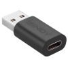 Adaptors | 3.2 USB-C To USB-A Adapter Black Adaptors Adaptors