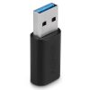 Adaptors | 3.2 USB-C To USB-A Adapter Black Adaptors Adaptors