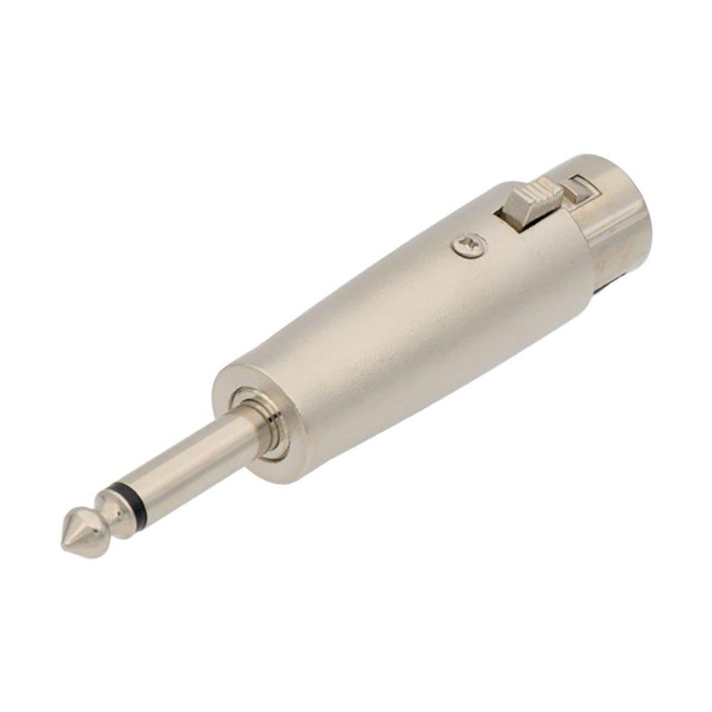 Adaptors | 4031 Jack 6.4 mm To 3 Pins Adapter Silver Adaptors Adaptors