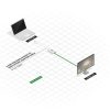 Adaptors | 41021 DisplayPort To Mini DisplayPort 1.4 Cable White Adaptors Adaptors