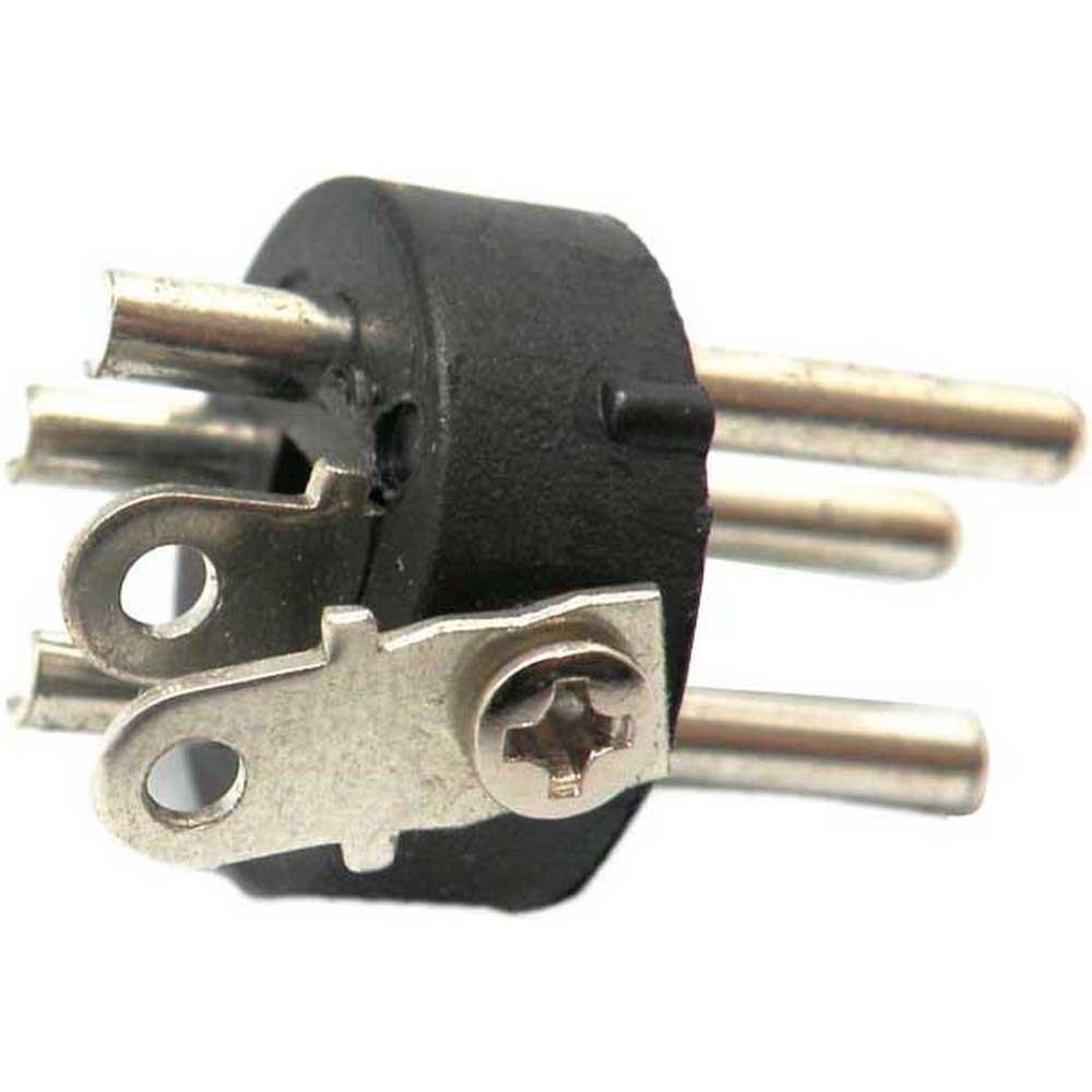 Adaptors | 4122 M XLR-Tip Black Adaptors Adaptors