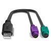 Adaptors | 42651 USB To PS/2 Adapter Cable Black Adaptors Adaptors