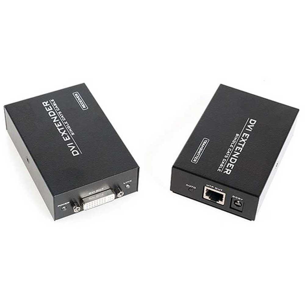 Adaptors | 50 m DVI Extender Black Adaptors Adaptors