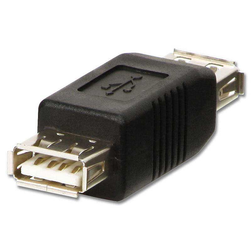 Adaptors | 71230 USB 2.0 A/A USB Adapter Black Adaptors Adaptors