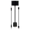 Adaptors | A-VGA-HDMI-02 HDMI To VGA Adapter Black Adaptors Adaptors