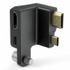 Adaptors | AAA2700 HDMI-USB C Right Angle Adapter Black Adaptors Adaptors