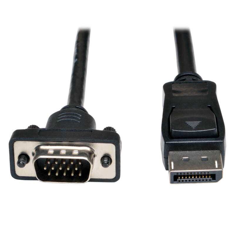 Adaptors | Active Adapt DisplayPort To VGA Adapter Black Adaptors Adaptors