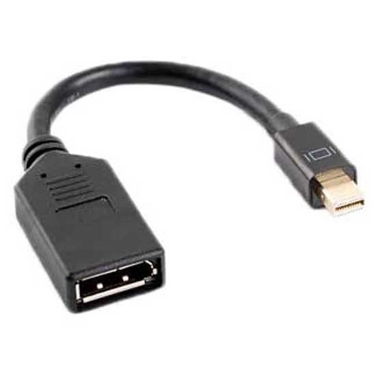 Adaptors | AD-0003-BK Mini DisplayPort To DisplayPort M/F Adapter 10 cm Black Adaptors Adaptors