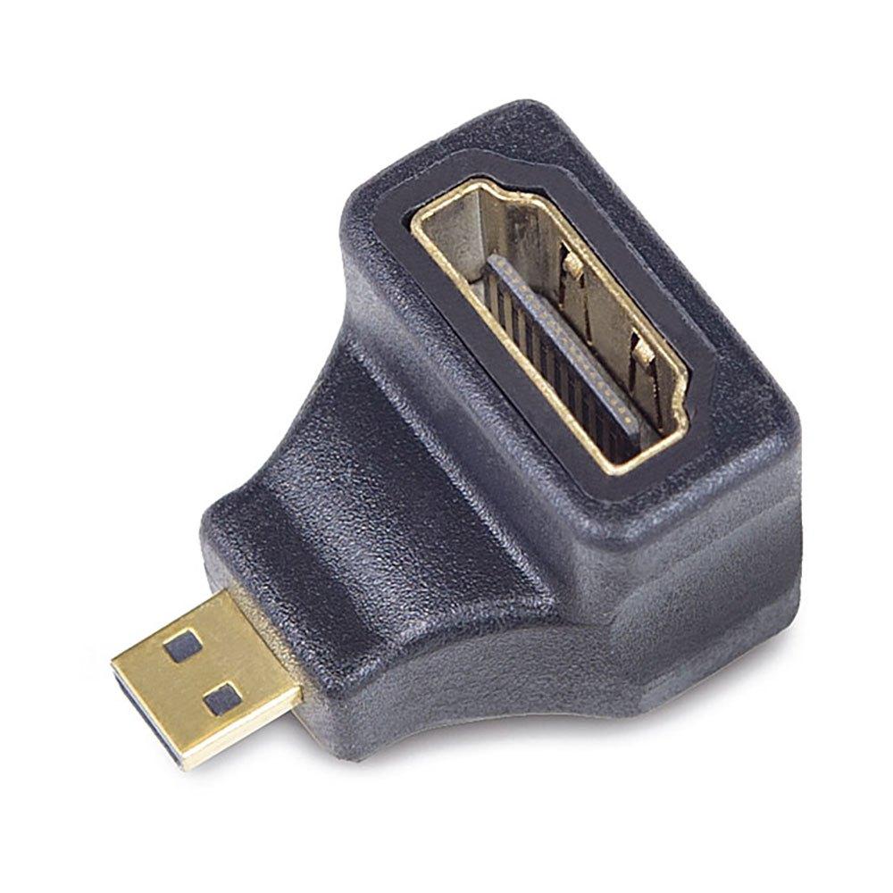 Adaptors | Adapter Micro HDMI M-HDMI H 90º Black Adaptors Adaptors