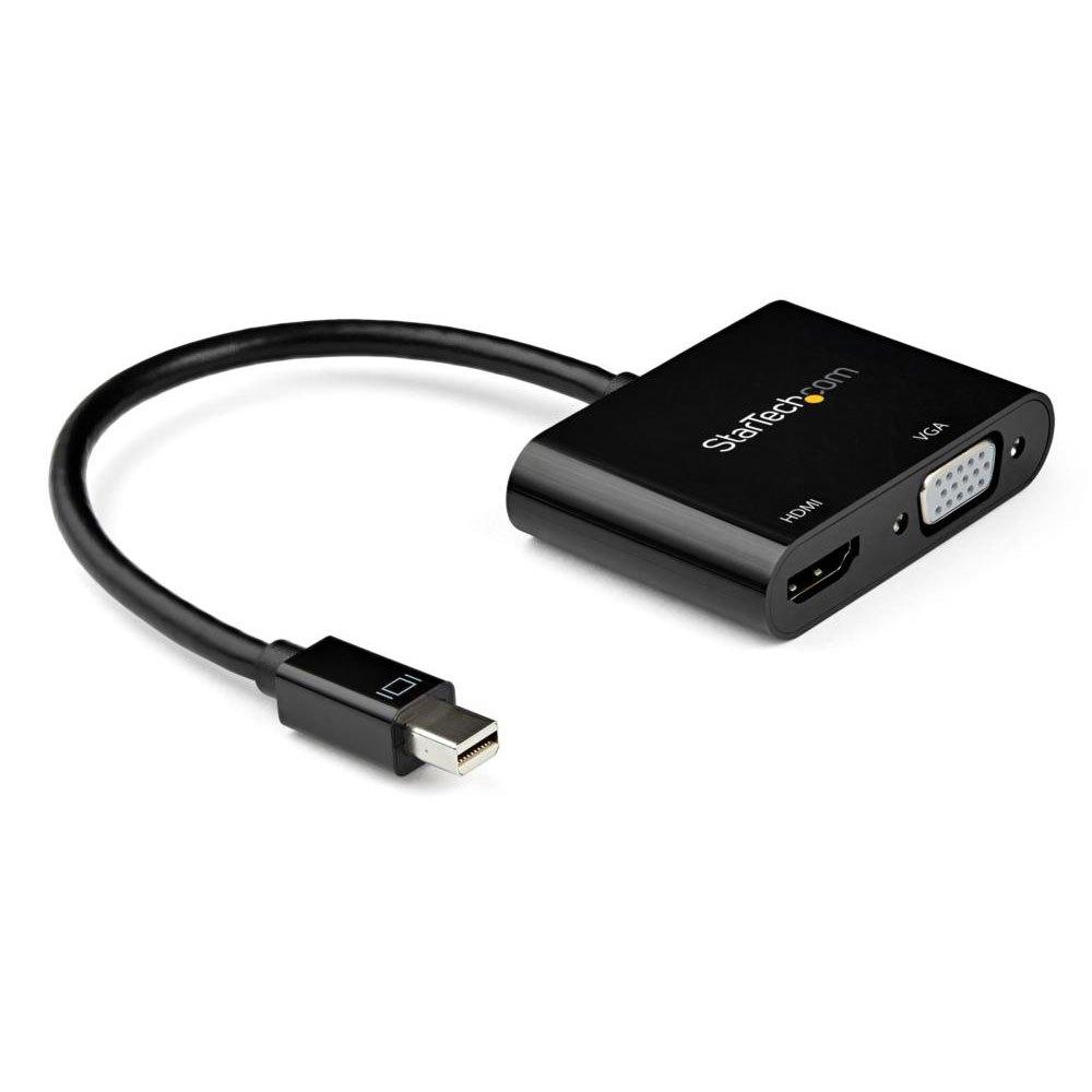 Adaptors | Adapter Mini DP To HDMI VGA 4K 60Hz Black Adaptors Adaptors