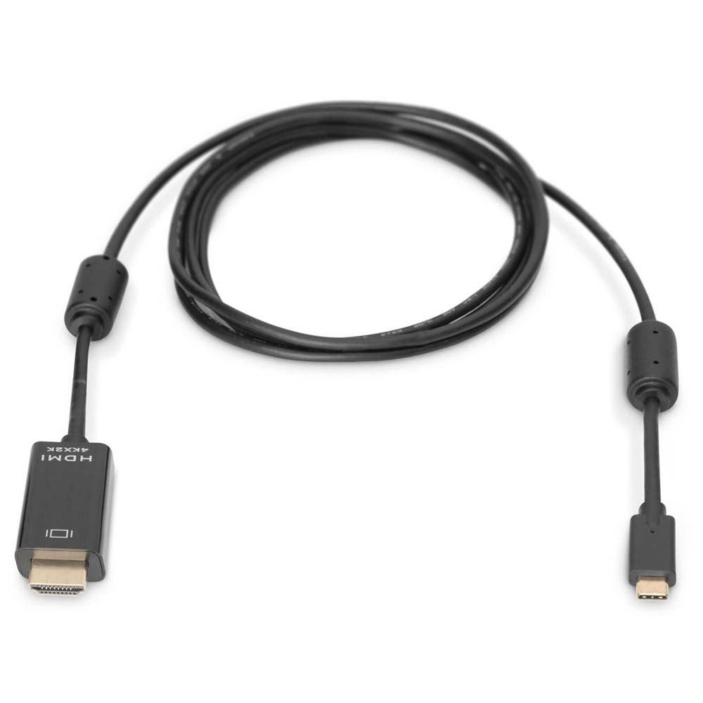 Adaptors | AK-300330-050-S 5 m USB-C To HDMI Adapter Black Adaptors Adaptors