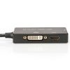 Adaptors | AK-340418-002-S DVI-D+HDMI+VGA HDMI To Mini DisplayPort Adapter Black Adaptors Adaptors