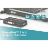 Adaptors | AK-340418-002-S DVI-D+HDMI+VGA HDMI To Mini DisplayPort Adapter Black Adaptors Adaptors