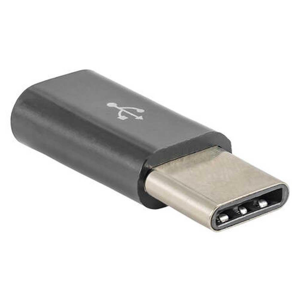 Adaptors | AK-AD-46 USB-C To Micro USB Adapter Grey Adaptors Adaptors