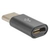 Adaptors | AK-AD-46 USB-C To Micro USB Adapter Grey Adaptors Adaptors