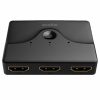 Adaptors | APPC29V3 1×3 HDMI Switch Black Adaptors Adaptors