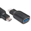 Adaptors | CAA1521 USB-C To USB-A Adapter Black / Grey Adaptors Adaptors