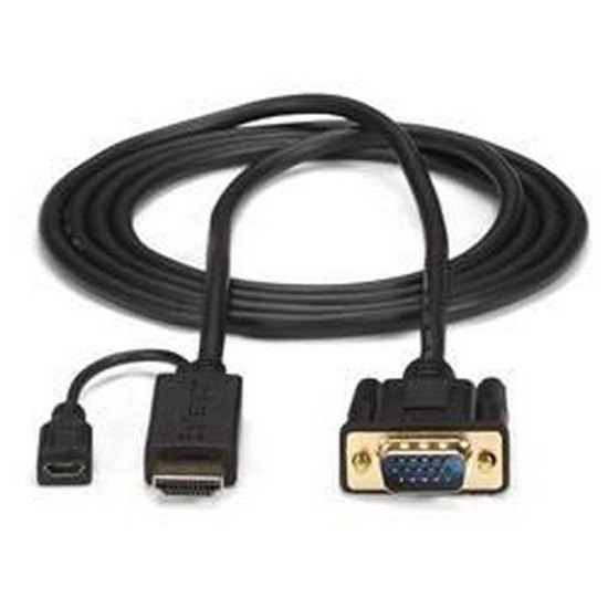 Adaptors | Converter HDMI VGA 3 m Black Adaptors Adaptors