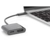 Adaptors | DA-70856 USB-C To HDMI/USB-C/USB-A Adapter Black Adaptors Adaptors