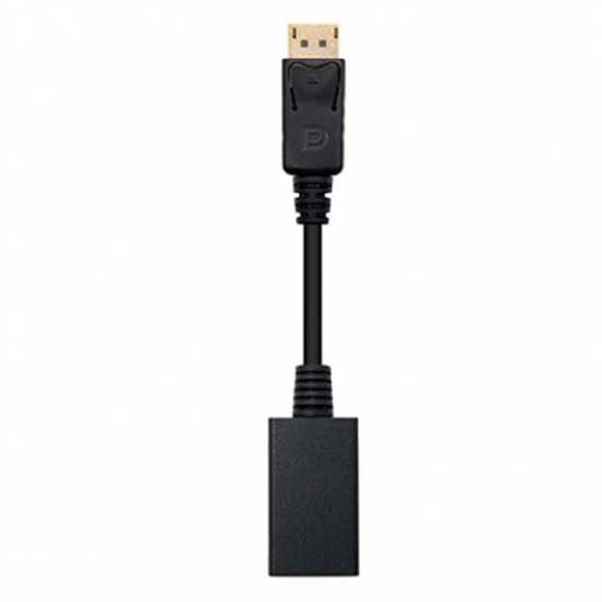 Adaptors | Display Port Male To HDMI Female 15 cm Adapter Black Adaptors Adaptors