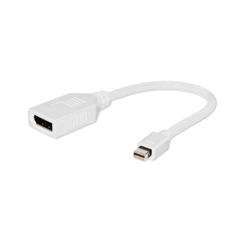 Adaptors | DPF001W DisplayPort To DVI Adapter White Adaptors Adaptors