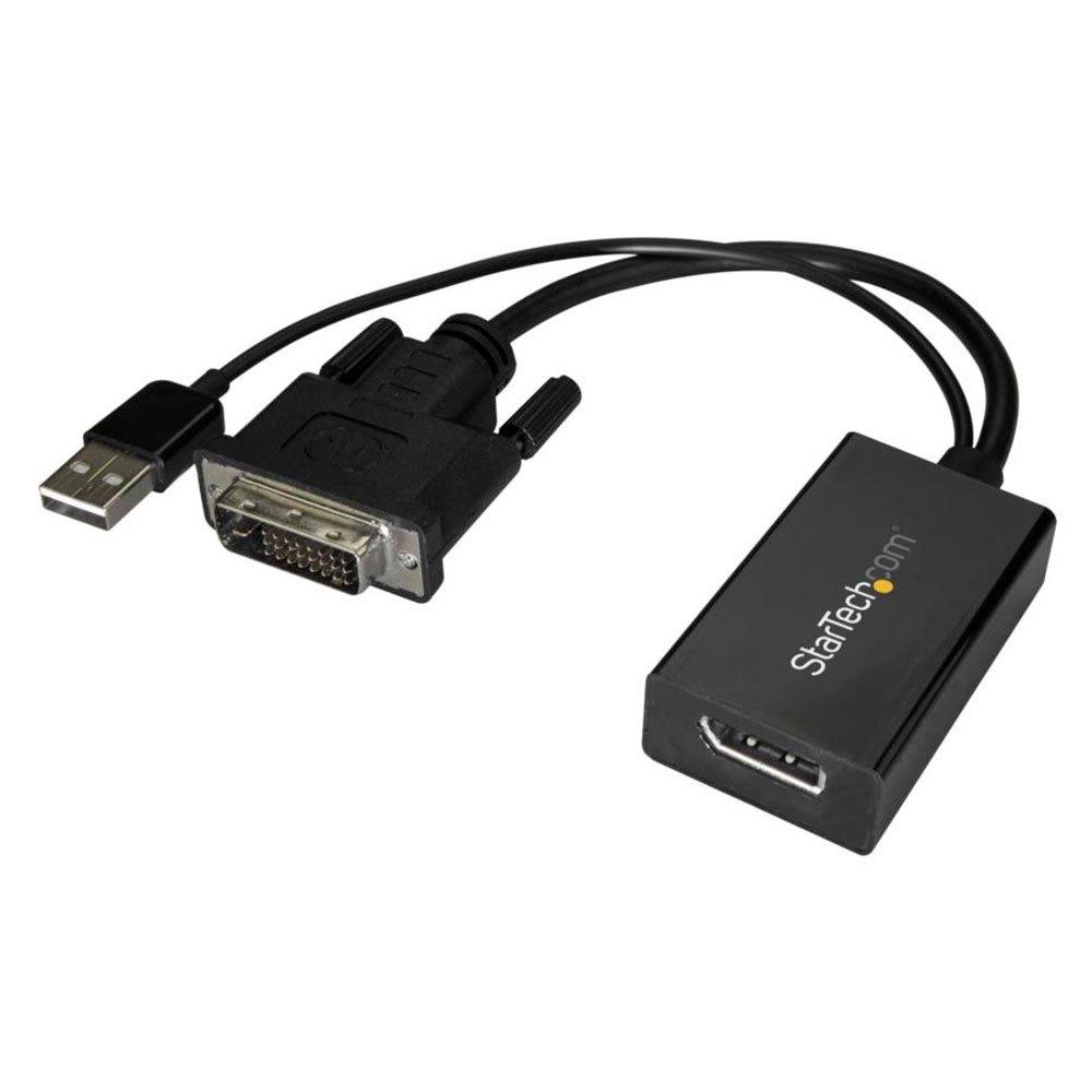 Adaptors | DVI to DisplayPort Adapter-USB Power Black Adaptors Adaptors