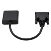 Adaptors | DVI To VGA Adapter 10 cm Black Adaptors Adaptors