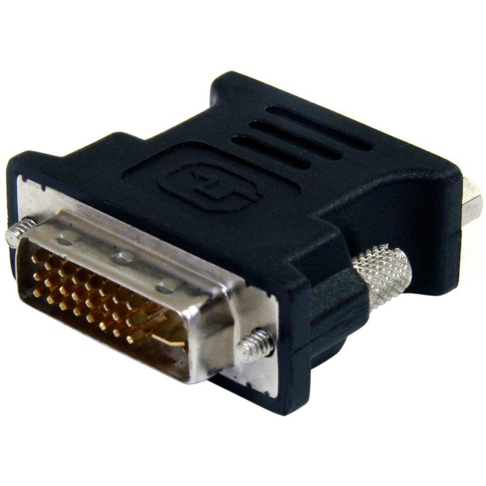 Adaptors | DVI to VGA Cable Adapter-Black-M/F Black Adaptors Adaptors