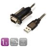 Adaptors | EW1116 USB To Serial M/M Adapter Black Adaptors Adaptors