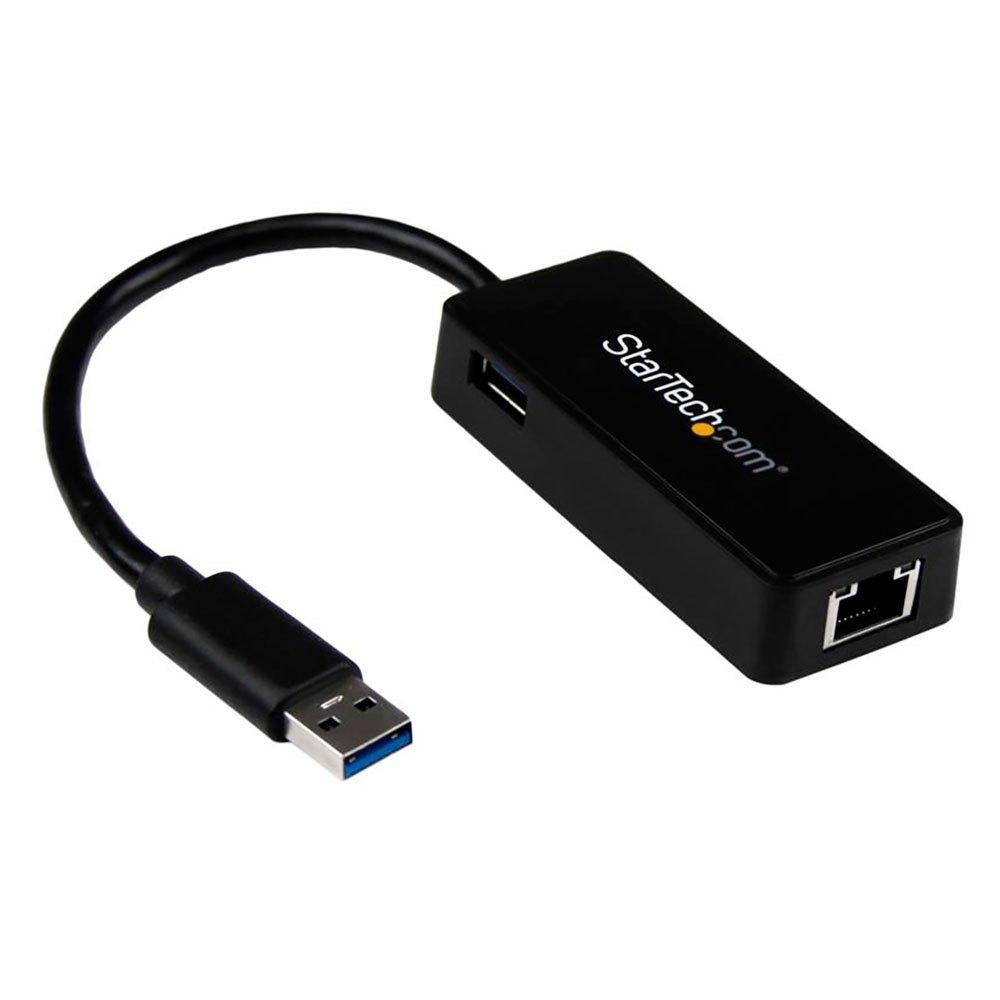 Adaptors | Gigabit USB 3.0 NIC w/ USB Port Black Adaptors Adaptors