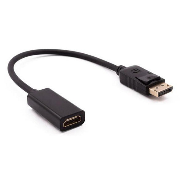 Adaptors | HDMI To DisplayPort Adapter Black Adaptors Adaptors