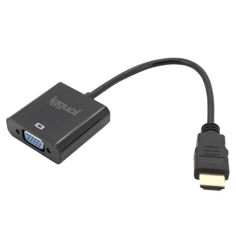 Adaptors | IGG317303 HDMI To VGA Adapter Black Adaptors Adaptors