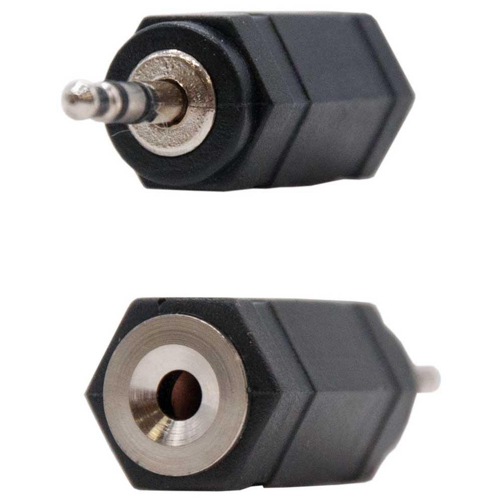 Adaptors | Jack 2.5H Jack 3.5 mm Audio Adapter Black / Silver Adaptors Adaptors