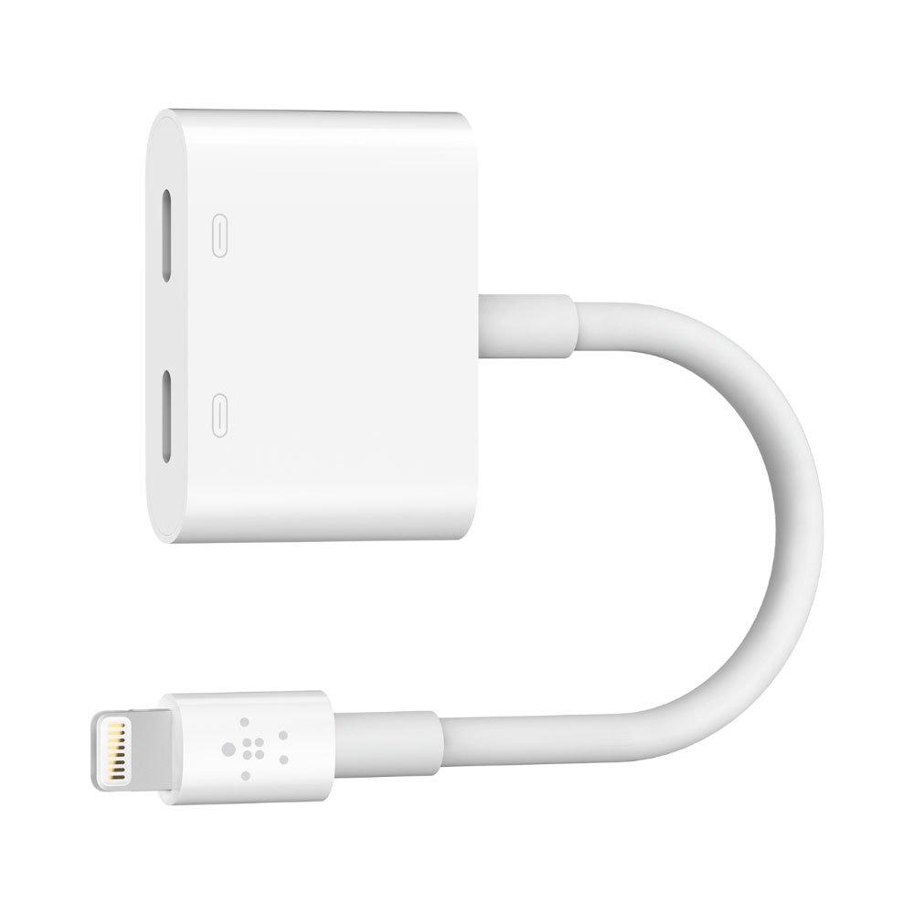 Adaptors | Lightning Music Lightning And Charge Adapter White Adaptors Adaptors