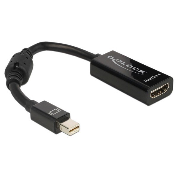 Adaptors | Mini DisplayPort To HDMI M/F Adapter 18 cm Black Adaptors Adaptors