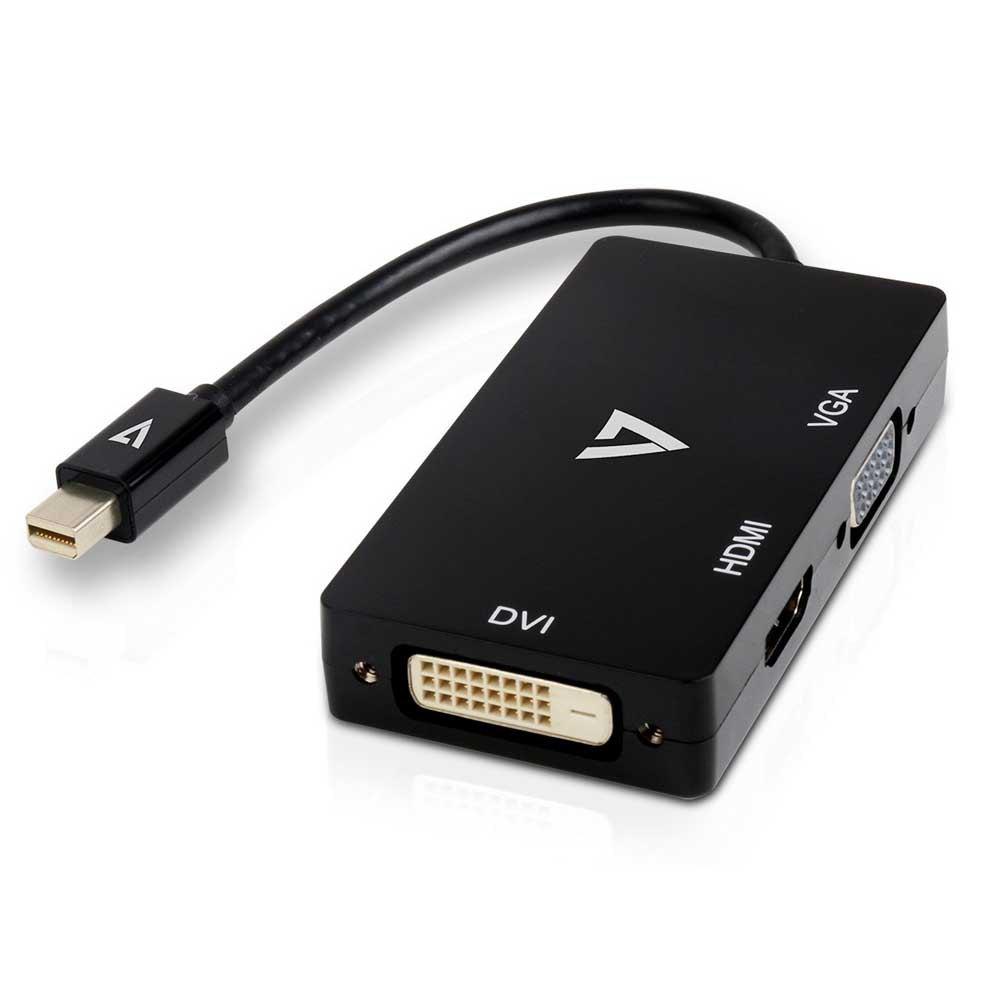 Adaptors | Mini DisplayPort To VGA/DVI/HDMI Adapter Black Adaptors Adaptors