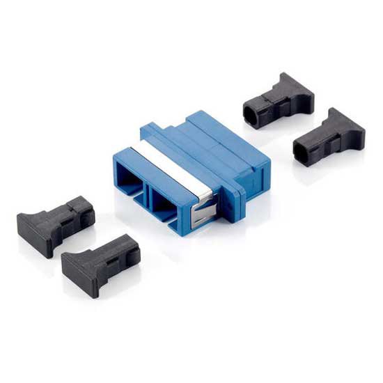 Adaptors | SC Keystone Fiber Optic Adapter 12 Units Black Adaptors Adaptors