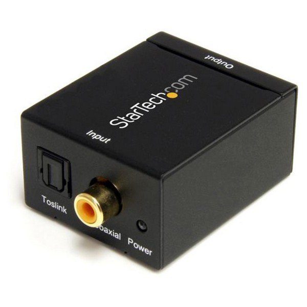 Adaptors | SPDIF Digital Coaxial Or Toslink Adapter Black Adaptors Adaptors