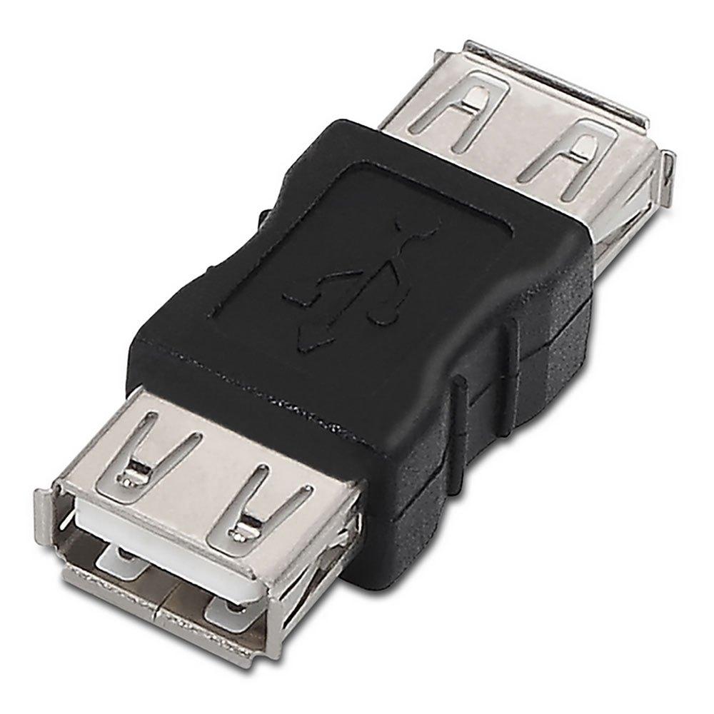 Adaptors | USB-A 2.0 F/F Adapter Black / Silver Adaptors Adaptors