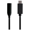 Adaptors | USB C Female To Jack 3.5 Female Adapter Black Adaptors Adaptors