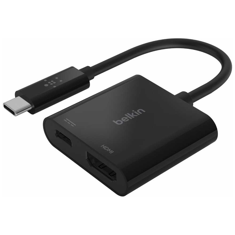 Adaptors | USB-C To HDMI + Charge Adapter Black Adaptors Adaptors