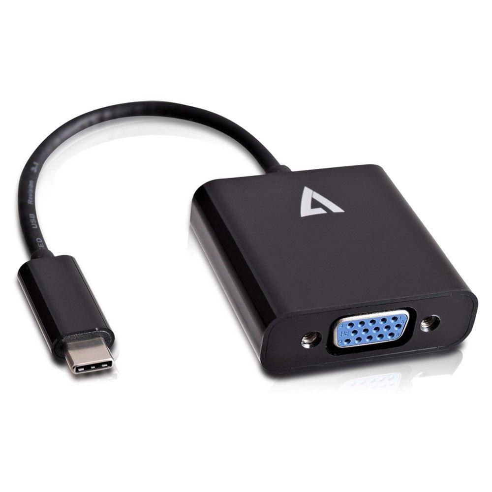 Adaptors | USB-C To VGA Adapter Black Adaptors Adaptors