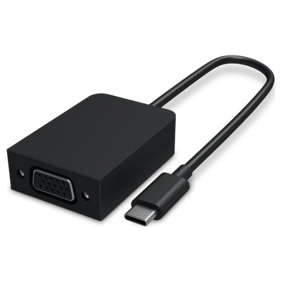 Adaptors | USB-C To VGA Adapter Black Adaptors Adaptors