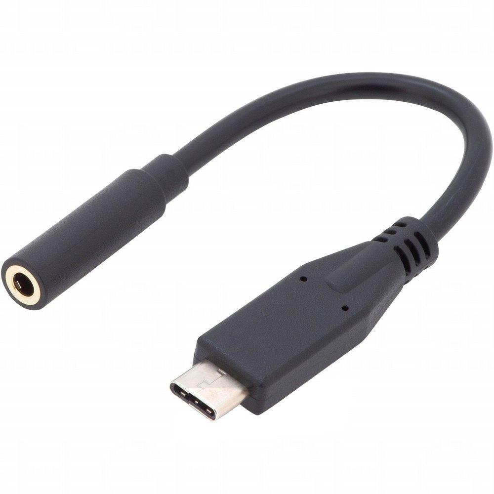 Adaptors | USB Type-C Audio Type-C/St to 3.5 mm Jack Adapter Black Adaptors Adaptors